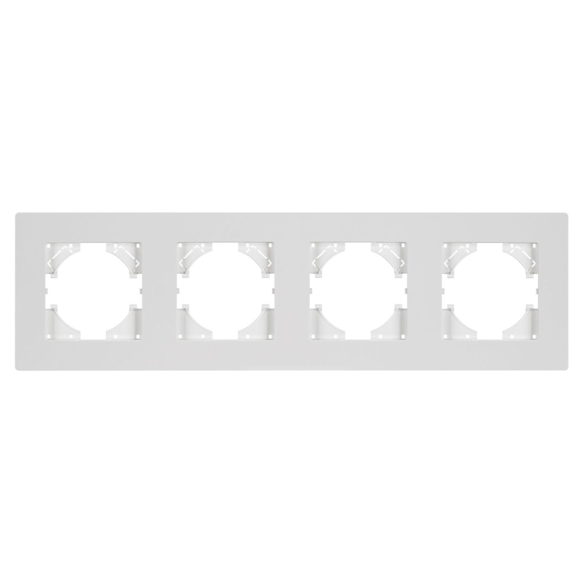 Рамка на 4 поста пластиковая Arlight FRM-PERIO-PL-4-WH 049758 Рамка на 4 поста пластиковая Arlight FRM-PERIO-PL-4-WH 049758