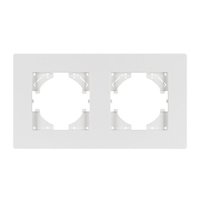 Рамка на 2 поста пластиковая Arlight FRM-PERIO-PL-2-WH 049750