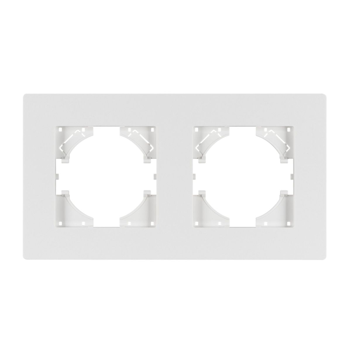 Рамка на 2 поста пластиковая Arlight FRM-PERIO-PL-2-WH 049750 Рамка на 2 поста пластиковая Arlight FRM-PERIO-PL-2-WH 049750