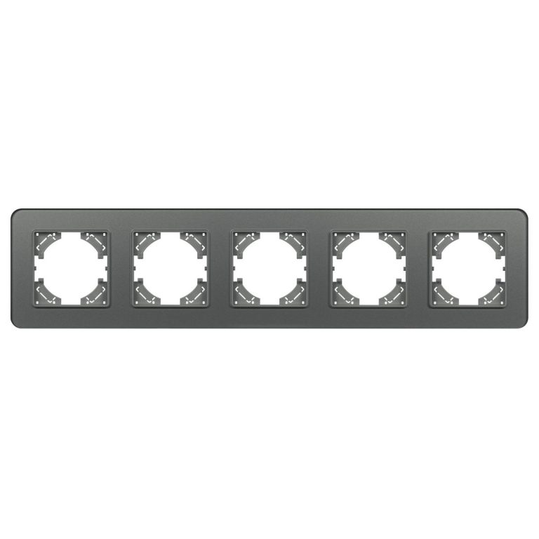 Рамка на 5 постов стеклянная Arlight FRM-OMALI-GS-5-GR 049706