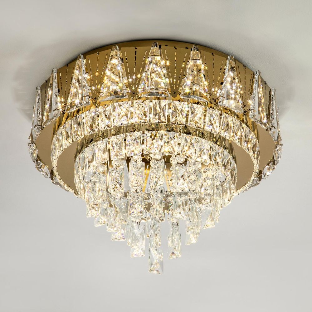 Потолочная люстра LED4U L9437-500 GD с УД Потолочная люстра LED4U L9437-500 GD с УД