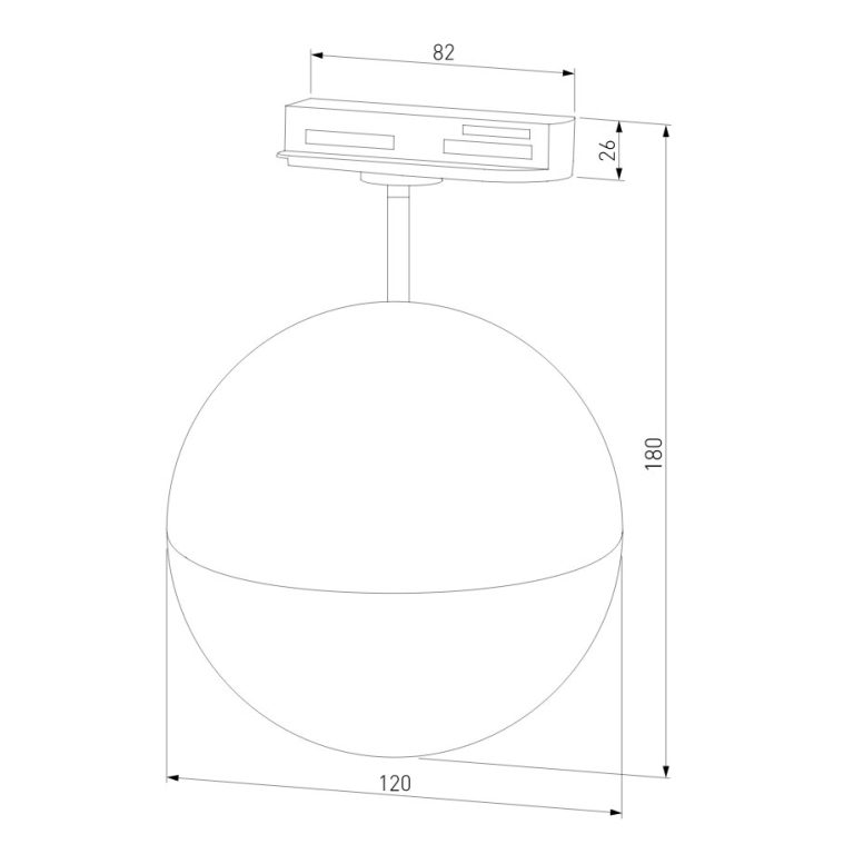 Трековый светильник Elektrostandard Glob GX53 хром MRL 1015 4690389167966