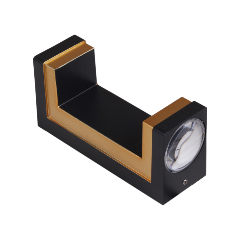 Архитектурный светильник Reluce 86811-9.2-002TL COB2*3W BK GD Архитектурный светильник Reluce 86811-9.2-002TL COB2*3W BK GD