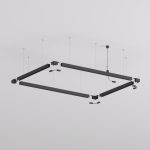 Механический подвес для трека Denkirs Smart Base TR2127-BK