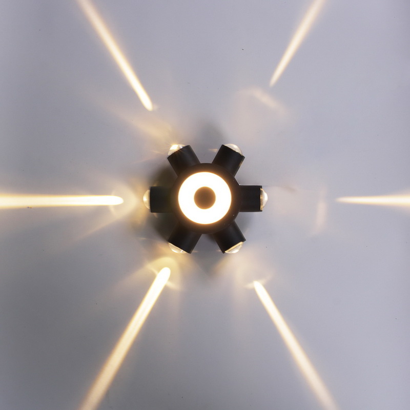Архитектурный светильник Reluce 86973-9.2-007U LED2W+6*1W BK Архитектурный светильник Reluce 86973-9.2-007U LED2W+6*1W BK