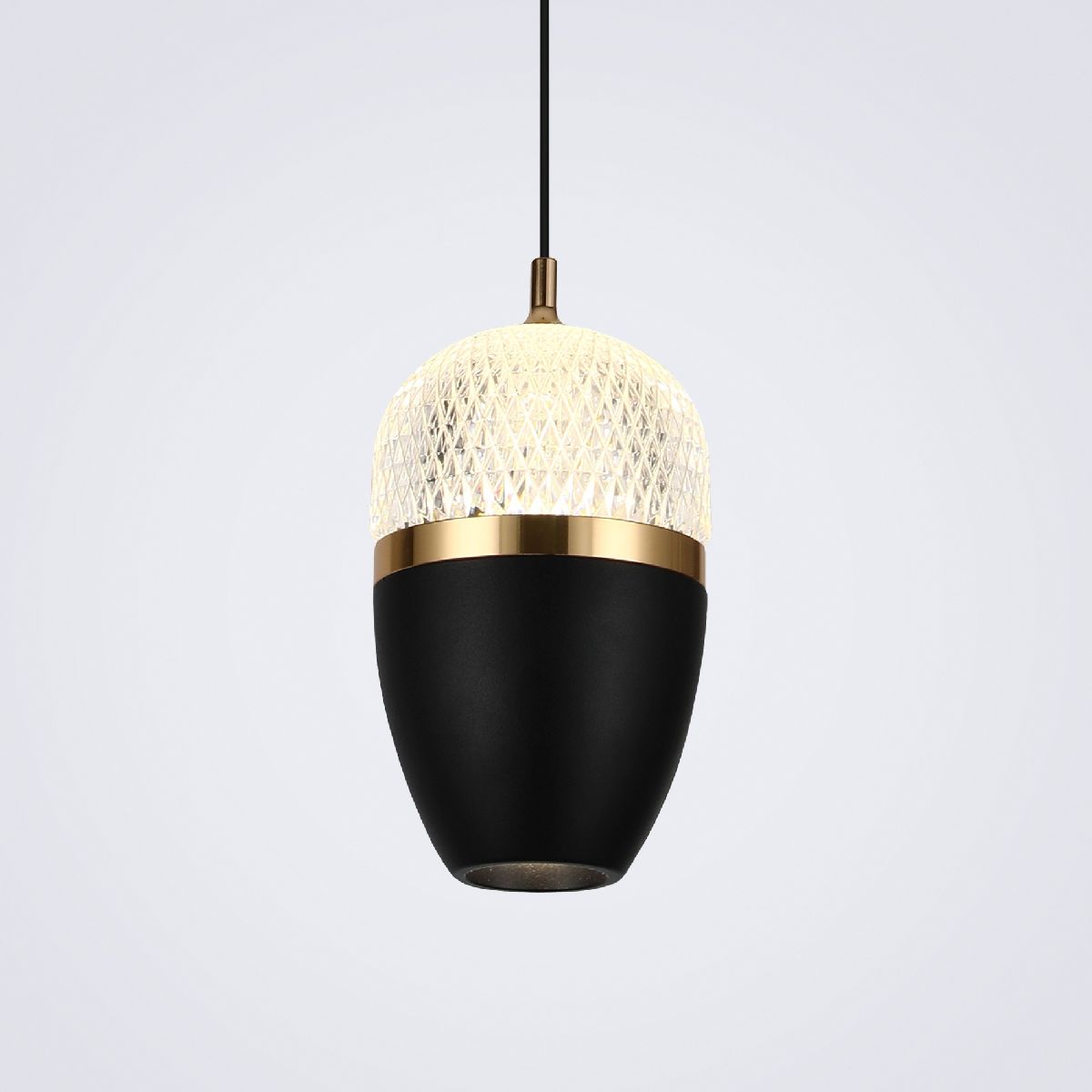 Подвесной светильник LED4U L8754-1 BK Подвесной светильник LED4U L8754-1 BK