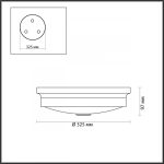 Потолочный светильник Odeon Light 4825/3C