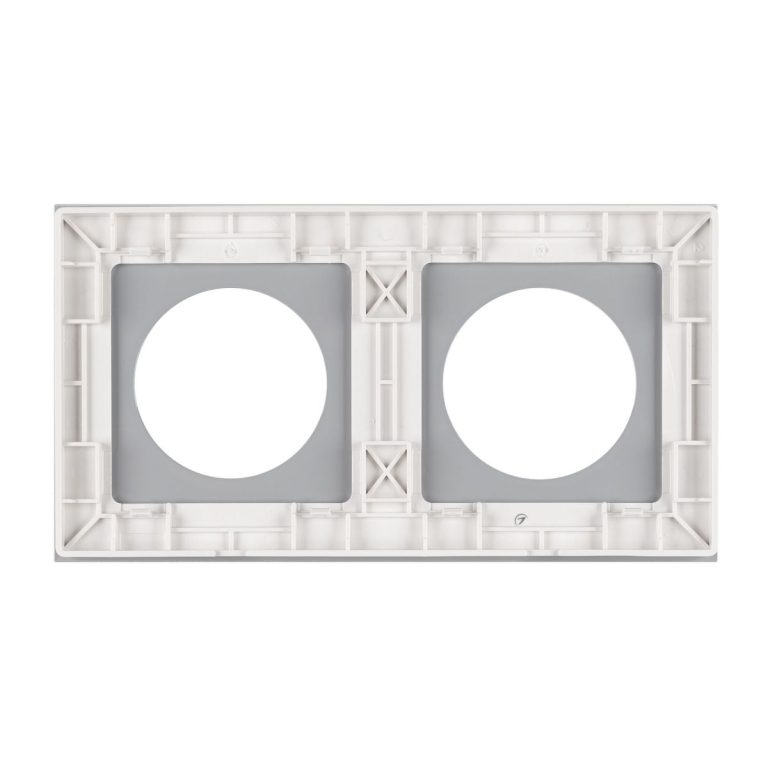 Рамка стеклянная на 2 поста Arlight FRM-GLARE-GC-2-WH 043835