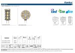 Лампа светодиодная Kanlux LED18 G4 2,5W 3000К 8950