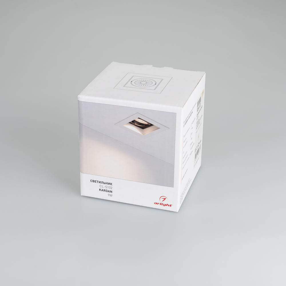 Встраиваемый светильник Arlight CL-KARDAN-S102x102-9W Warm 024137 Встраиваемый светильник Arlight CL-KARDAN-S102x102-9W Warm 024137
