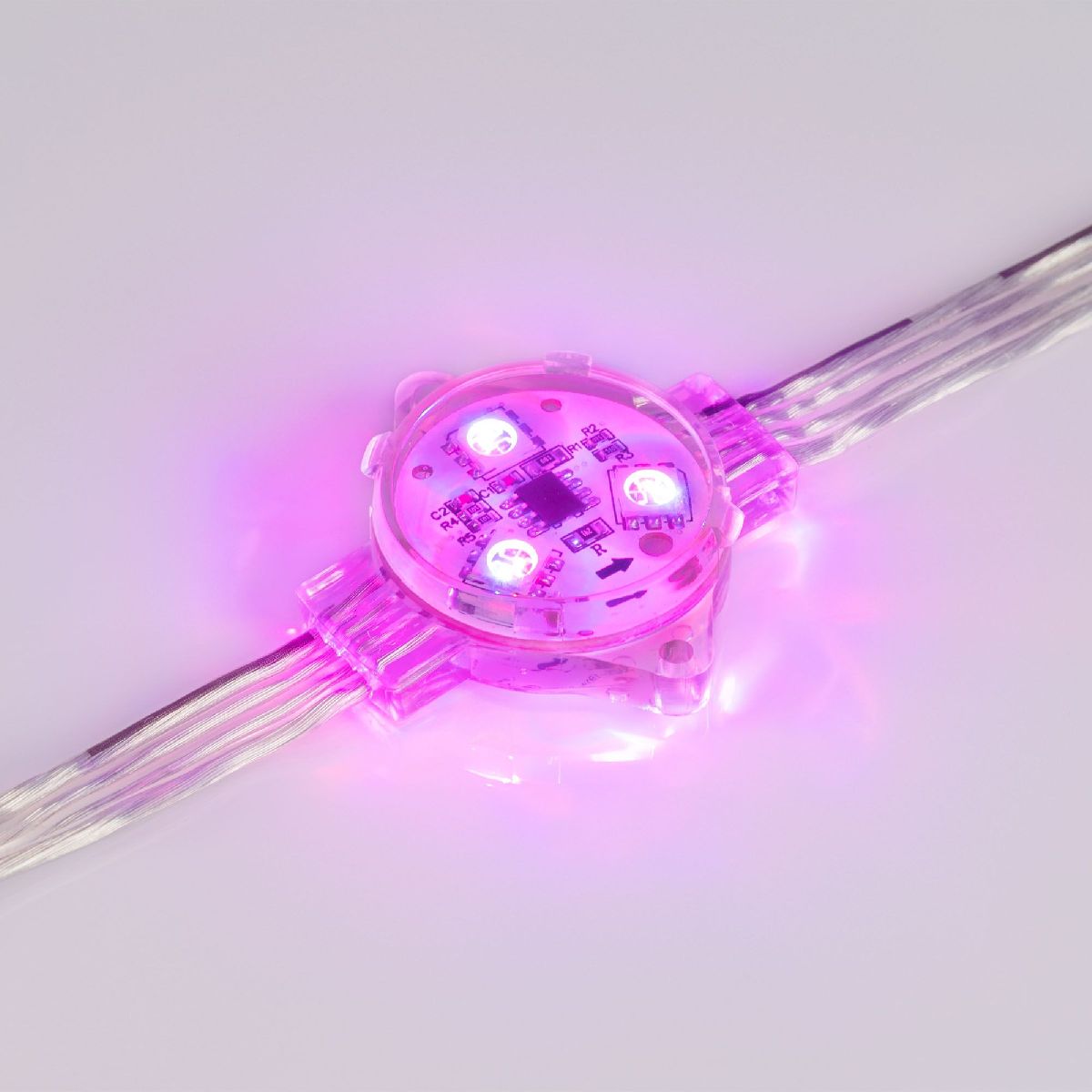 Модуль управляемый Arlight VISOR-SPI-5060-3-12V RGB 120deg (D30x16mm, 0.75W, IP68) 029377 Модуль управляемый Arlight VISOR-SPI-5060-3-12V RGB 120deg (D30x16mm, 0.75W, IP68) 029377