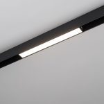 Трековый магнитный светильник Arlight MAG-FLAT-25-L200-6W Day4000 (BK, 100 deg, 24V, DALI) 046331
