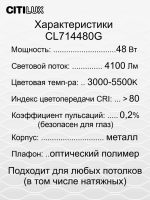 Потолочная люстра Citilux Симпла CL714480G