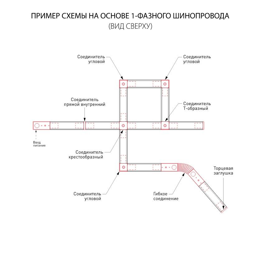 Однофазный шинопровод черный Elektrostandard Track Rail BK Surface 4690389178467 Однофазный шинопровод черный Elektrostandard Track Rail BK Surface 4690389178467