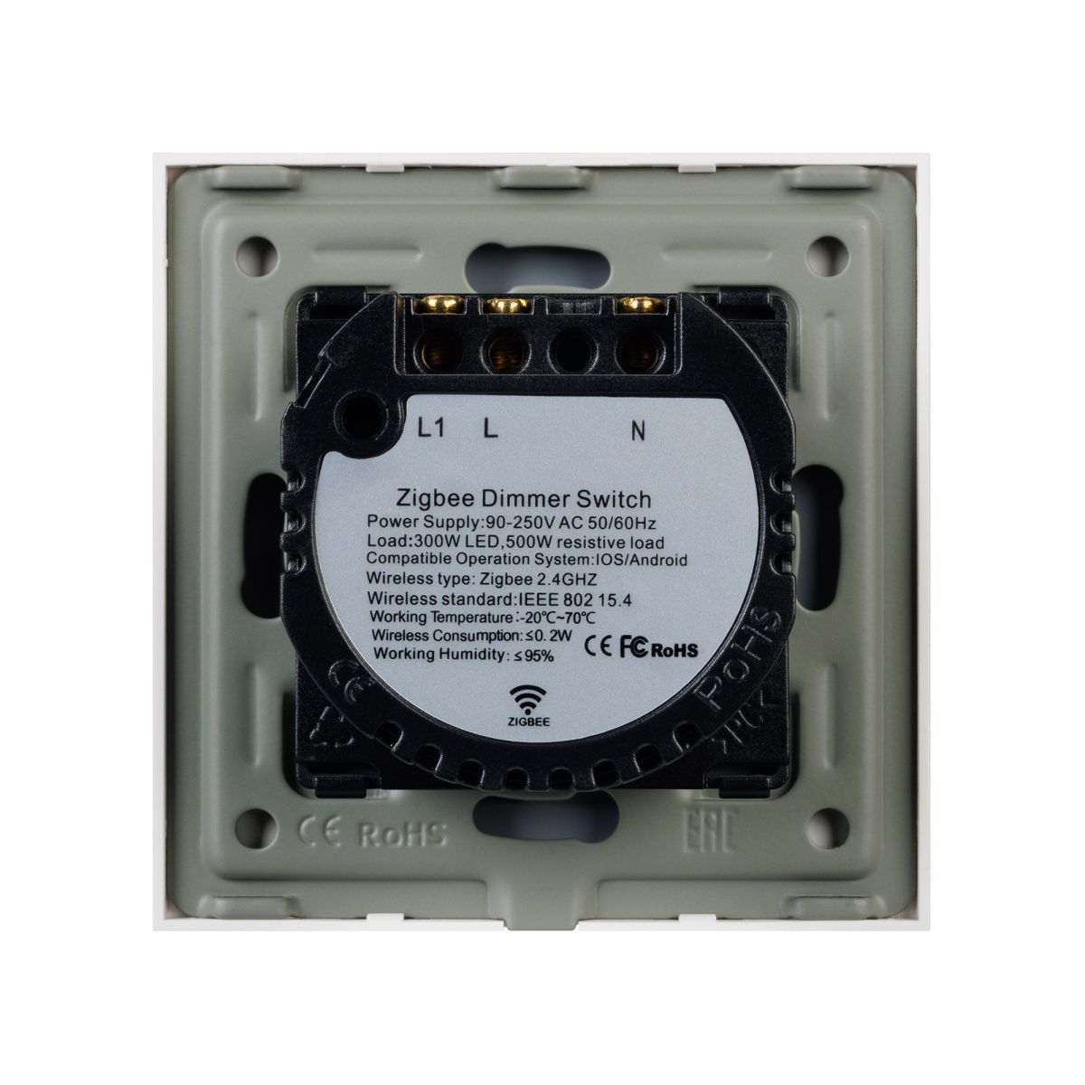 Светорегулятор сенсорный с Zigbee управлением Arlight SWT-OMALI-SD3-ZB-GD (250V, 500W) 050064 Светорегулятор сенсорный с Zigbee управлением Arlight SWT-OMALI-SD3-ZB-GD (250V, 500W) 050064
