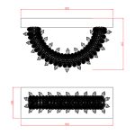 Настенный светильник Delight Collection MD-012 MD-0120B-wall chrome