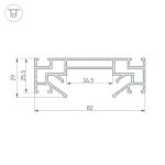 Профиль-держатель Arlight LGD-STRETCH-2TR-2000 040059