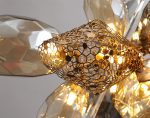 Подвесная люстра Delight Collection Britannica 8898P/AS gold/smoky