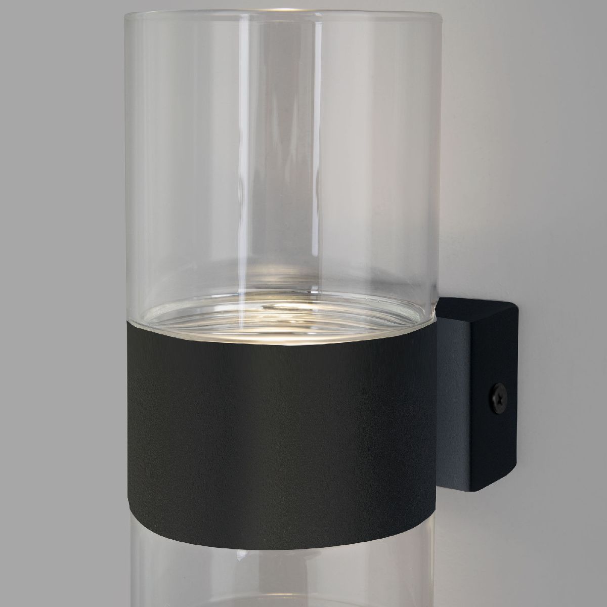 Настенный светильник Eurosvet Watford 40021/1 LED чёрный/прозрачный a062086 Настенный светильник Eurosvet Watford 40021/1 LED чёрный/прозрачный a062086