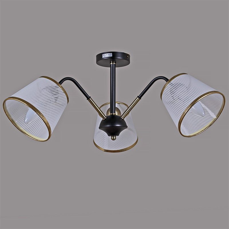 Люстра на штанге Illumico IL0344-3CSQ-79 BK AB Люстра на штанге Illumico IL0344-3CSQ-79 BK AB