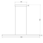 Линейный подвесной светильник Mantra Lineal 9034
