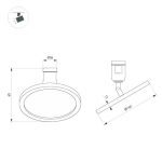 Трековый светильники Arlight ART-APRIORI-PLATO-TURN-R160-12W Warm3000 039293