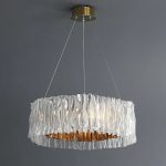 Подвесная люстра DeLight Collection Accordeon 10310P-780 white/gold