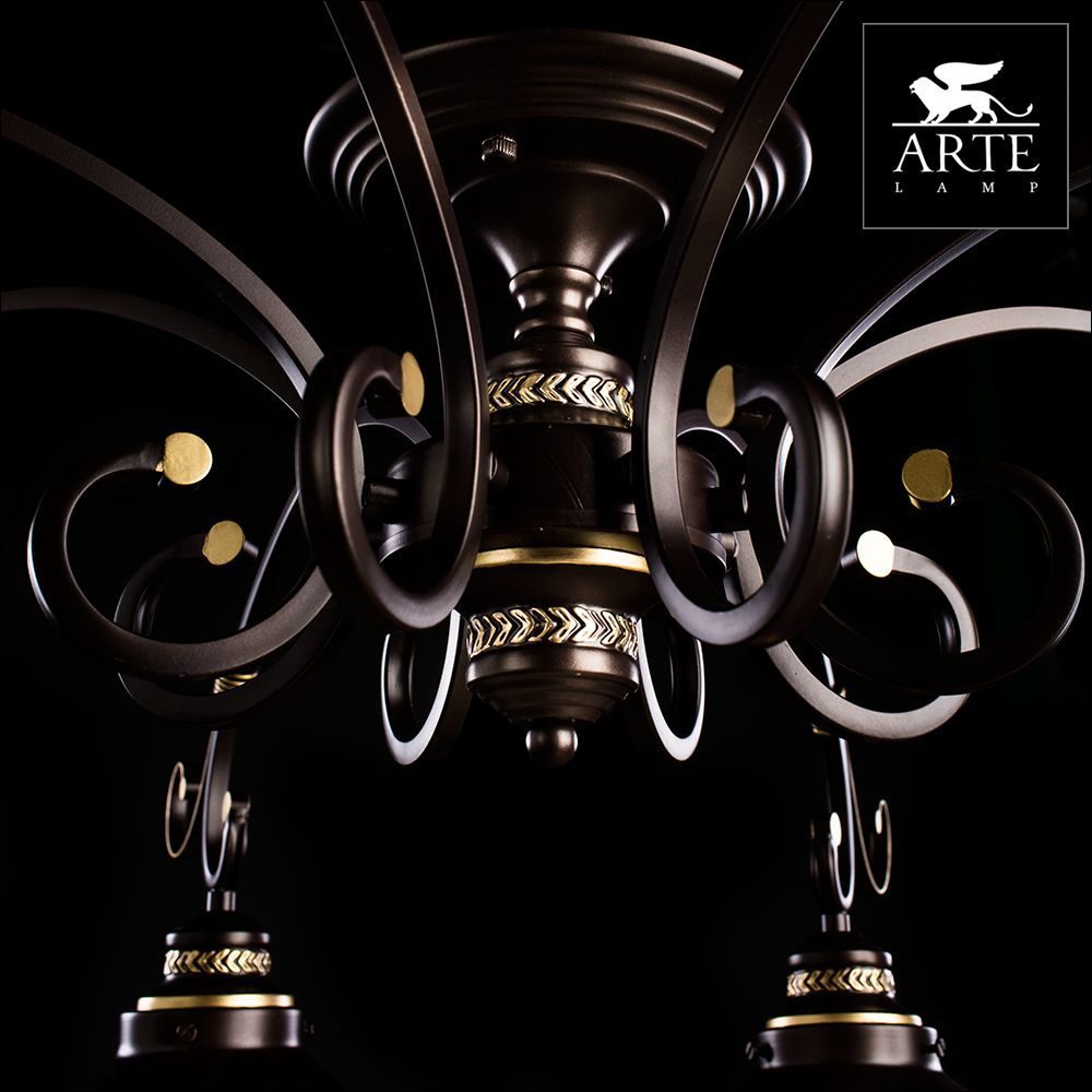 Потолочная люстра Arte Lamp 7 A4577PL-8CK Потолочная люстра Arte Lamp 7 A4577PL-8CK