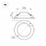 Светильник Downlight Arlight Cyclone 022522(1)