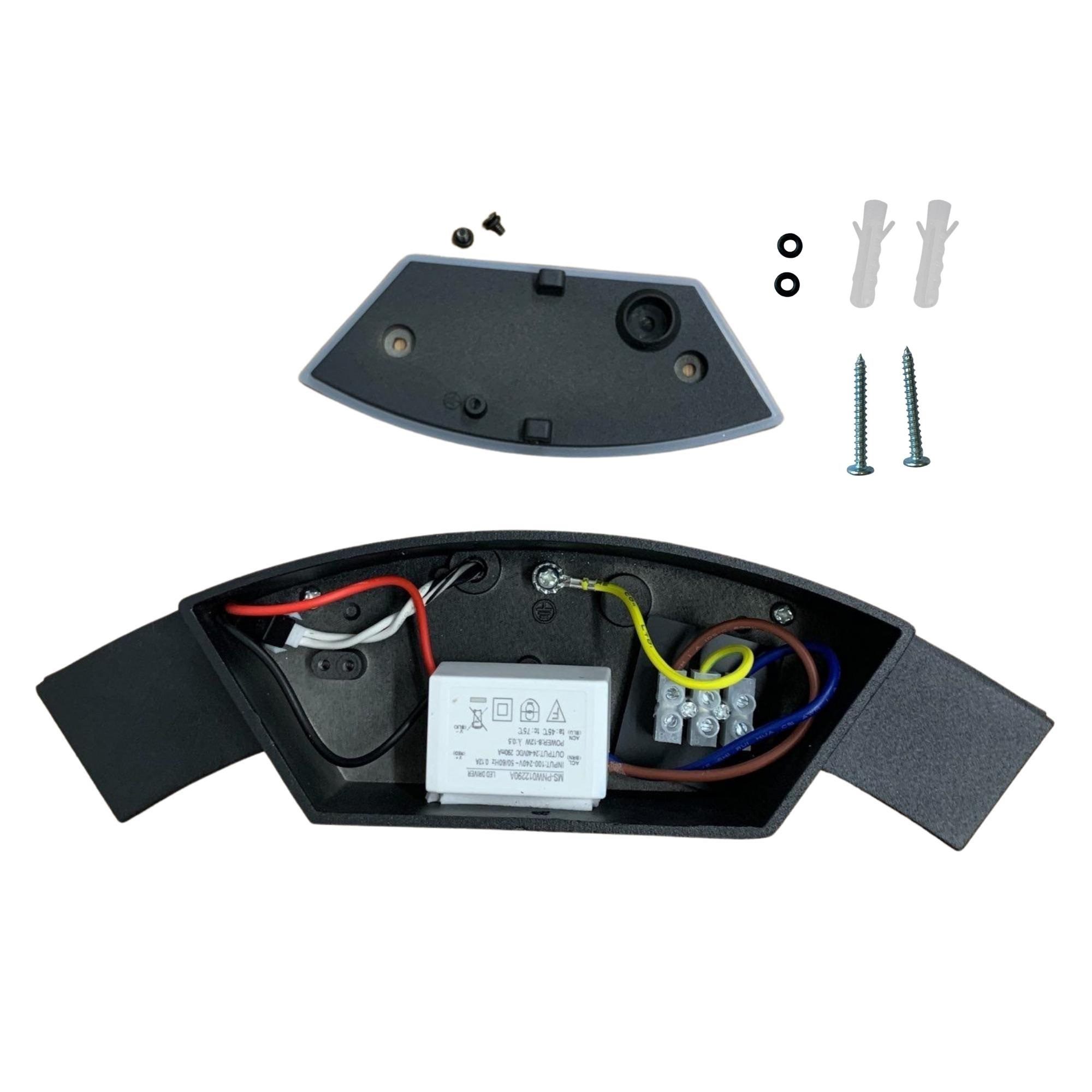 Уличный настенный светильник Uniel ULU-S72A-14W/4000K IP65 BLACK UL-00009355 Уличный настенный светильник Uniel ULU-S72A-14W/4000K IP65 BLACK UL-00009355
