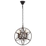 Подвесная люстра LOFT IT Foucaults orb crystal Loft1897/4
