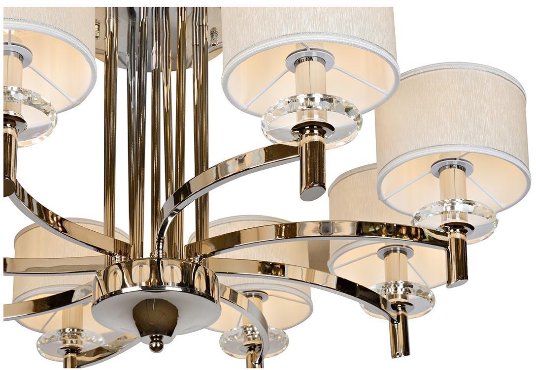 Потолочная люстра iLamp Fusion 88396/8 CR Потолочная люстра iLamp Fusion 88396/8 CR