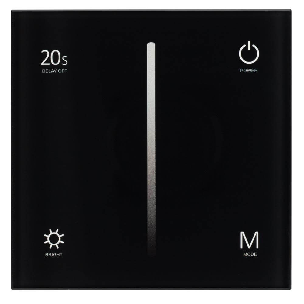 Панель Arlight Smart-P36-Dim-IN Black (230V, 1.2A, Triac, Sens, 2.4G) 028110 Панель Arlight Smart-P36-Dim-IN Black (230V, 1.2A, Triac, Sens, 2.4G) 028110