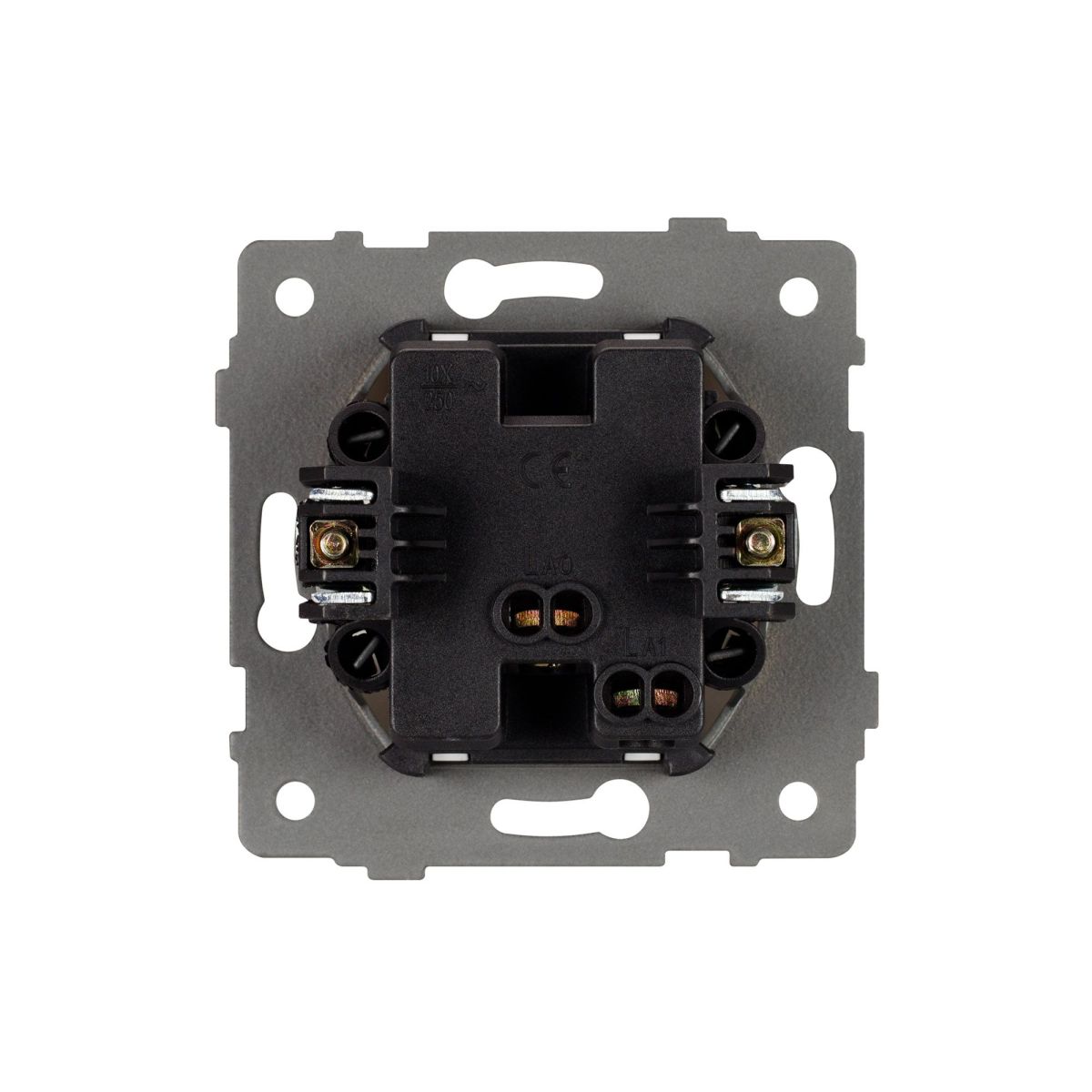 Механизм выключателя одноклавишный непроходной Arlight SWT-MK01-PL-WH-V (250V, 10A) 049867 Механизм выключателя одноклавишный непроходной Arlight SWT-MK01-PL-WH-V (250V, 10A) 049867