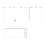 Накладной светильник DesignLed GW-8602-20-BL-WW 004904