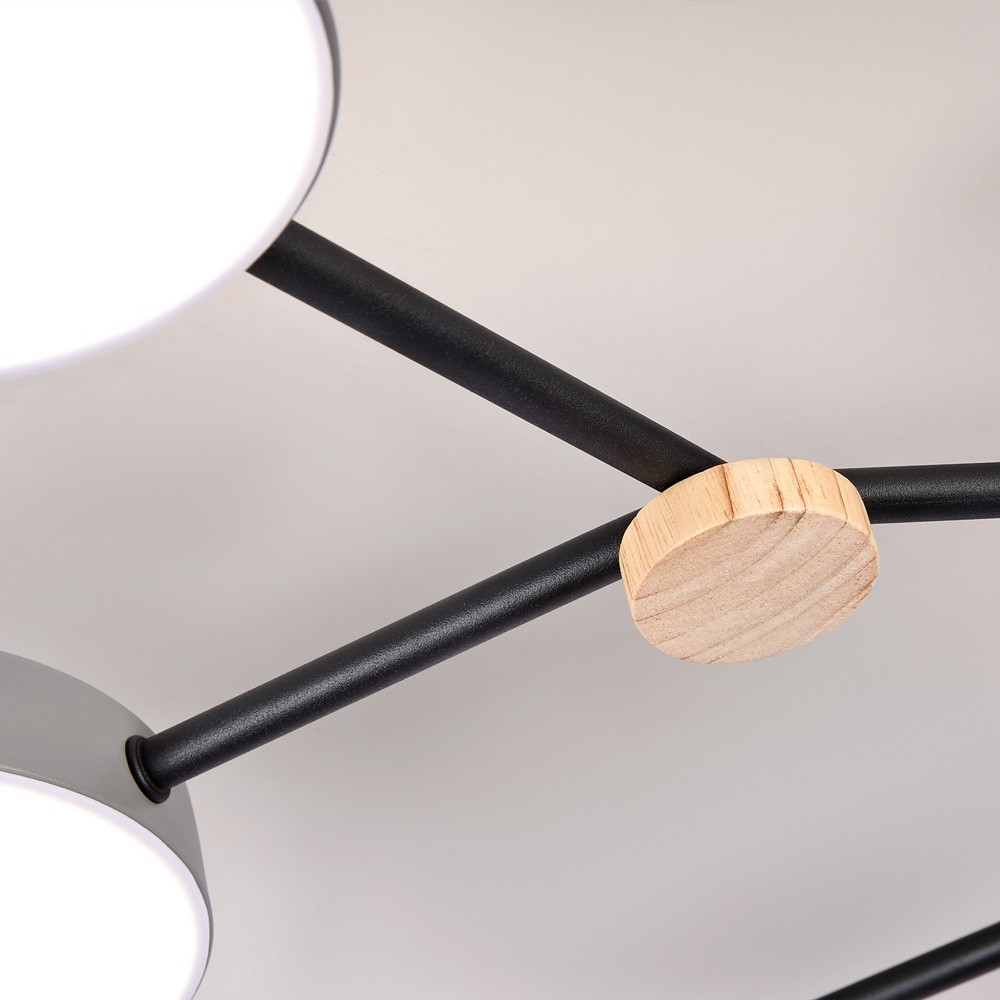 Потолочная люстра LED4U L3201-960 GR Потолочная люстра LED4U L3201-960 GR