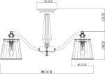 Потолочная люстра Arte Lamp Talitha A4047PL-5CC