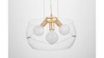Подвесная люстра Lumina Deco Globo LDP 6018-400 PR+F.GD