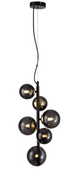 Подвесная люстра Indigo Molecola 11018/6P Black V000197