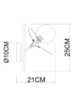 Бра Arte Lamp Peacock A1369AP-1MD