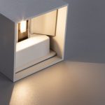 Уличный настенный светодиодный светильник Arte Lamp Rullo A1414AL-1WH