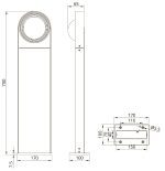 Ландшафтный светильник Arte Lamp San Francisco A1831PA-1BK