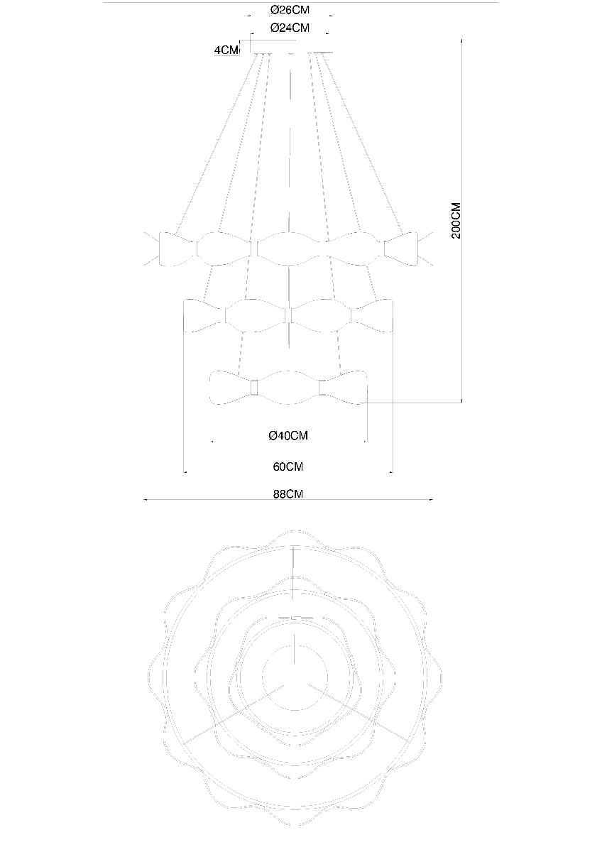 Подвесная люстра Arte Lamp Grace A1868SP-3PB Подвесная люстра Arte Lamp Grace A1868SP-3PB