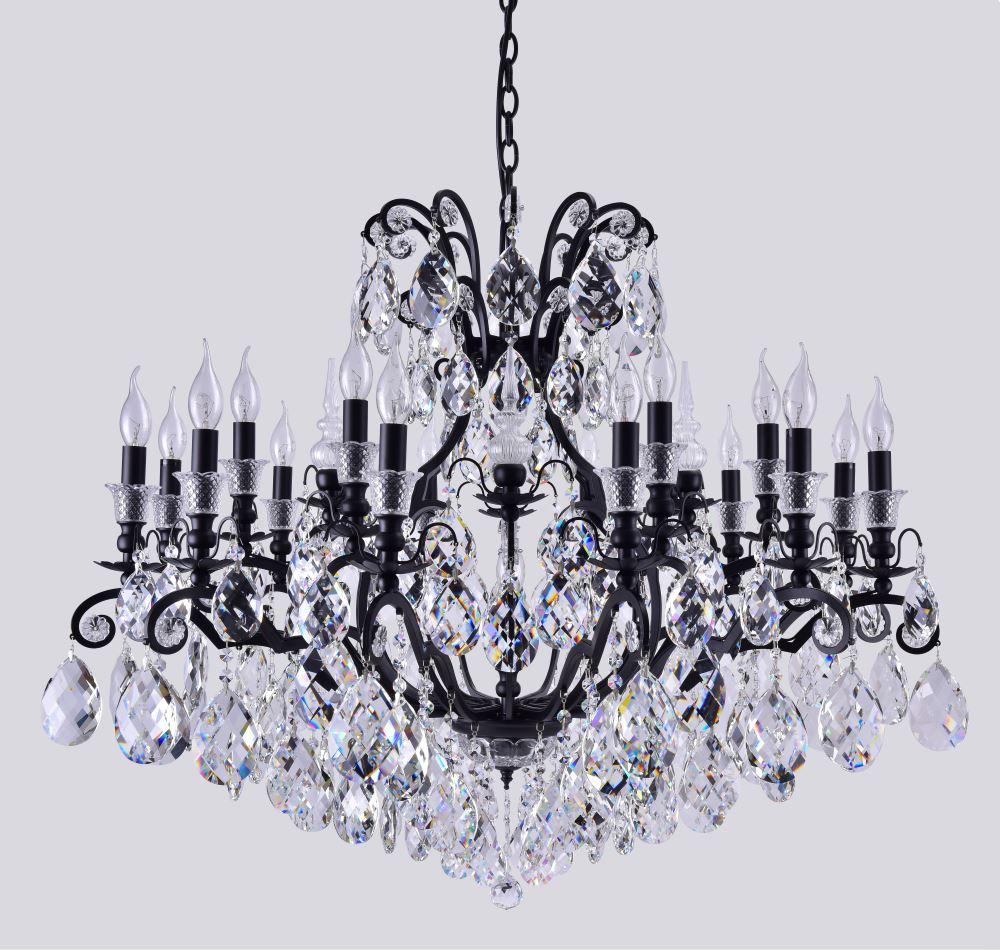 Подвесная люстра Crystal Lux Magnifico SP19 Black/Transparent Подвесная люстра Crystal Lux Magnifico SP19 Black/Transparent