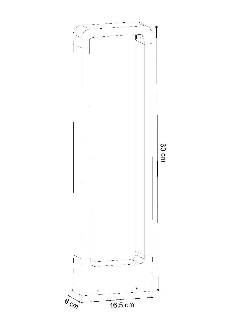 Ландшафтный светильник Arte Lamp Trapezio A2060PA-1BK