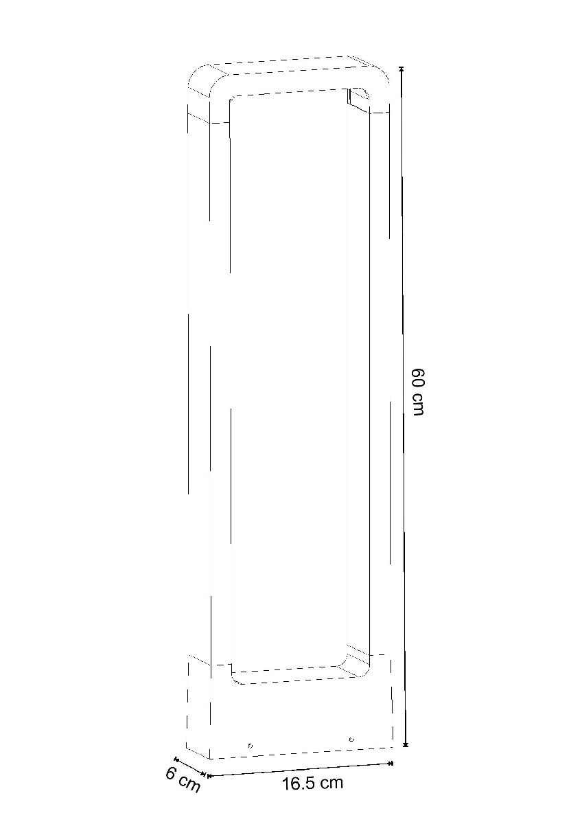 Ландшафтный светильник Arte Lamp Trapezio A2060PA-1BK Ландшафтный светильник Arte Lamp Trapezio A2060PA-1BK