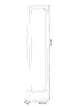 Ландшафтный светильник Arte Lamp Trapezio A2080PA-1BK