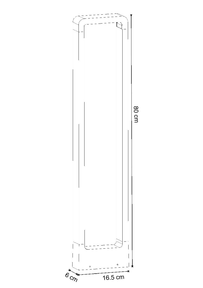 Ландшафтный светильник Arte Lamp Trapezio A2080PA-1BK Ландшафтный светильник Arte Lamp Trapezio A2080PA-1BK