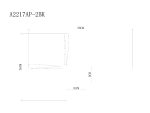 Настенный светильник Arte Lamp Acrux A2217AP-2BK