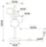 Настольная лампа Arte Lamp Gemini A2243LT-4PB